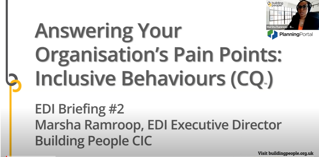 Answering Your Organisation's Pain Points: Inclusive Behaviours